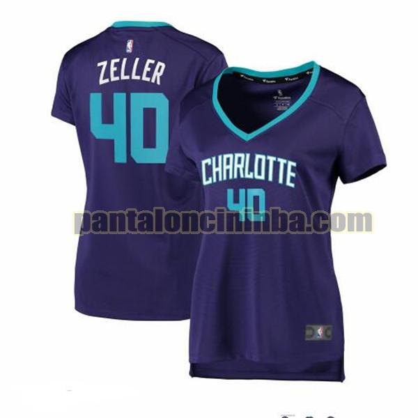 Maglia Donna basket Cody Zeller 40 Charlotte Hornets Porpora statement edition