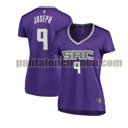 Maglia Donna basket Cory Joseph 9 Sacramento Kings Porpora icon edition