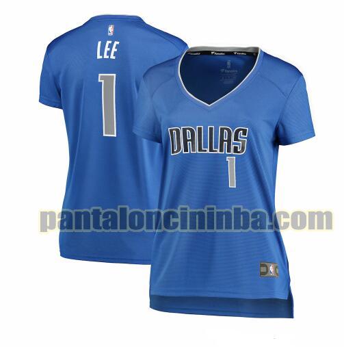 Maglia Donna basket Courtney Lee Dallas 1 Dallas Mavericks Blu icon edition