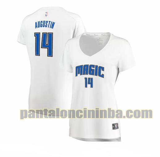 Maglia Donna basket DJ Augustin 14 Orlando Magic Bianco association edition