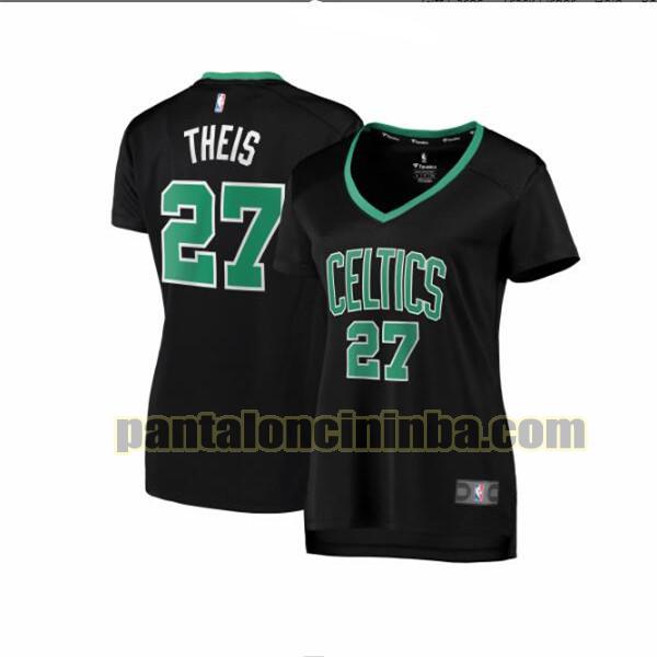 Maglia Donna basket Daniel Theis 27 Boston Celtics Nero statement edition