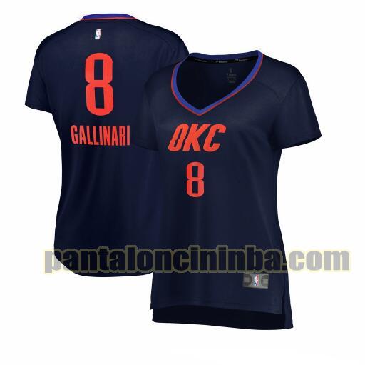 Maglia Donna basket Danilo Gallinari 8 Oklahoma City Thunder Armada statement edition