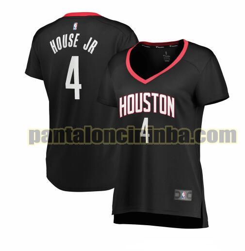 Maglia Donna basket Danuel House Jr. 4 Houston Rockets Nero statement edition