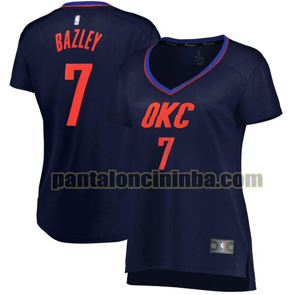 Maglia Donna basket Darius Bazley 7 Oklahoma City Thunder Armada statement edition