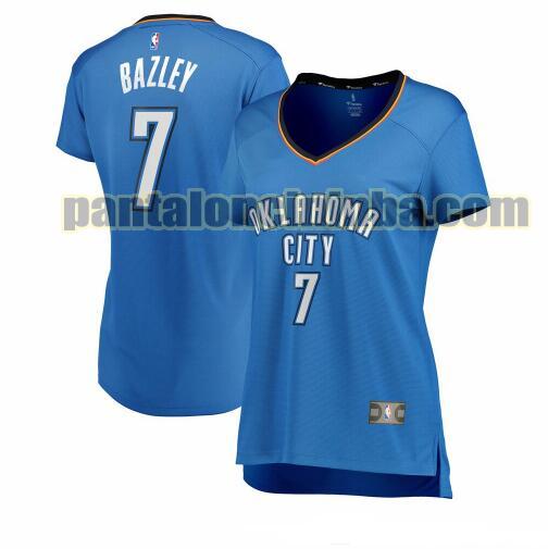 Maglia Donna basket Darius Bazley 7 Oklahoma City Thunder Blu icon edition