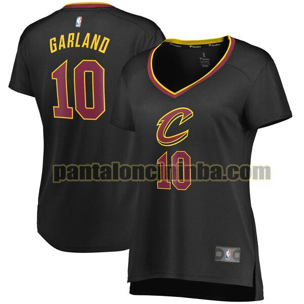 Maglia Donna basket Darius Garland 10 Cleveland Cavaliers Nero statement edition