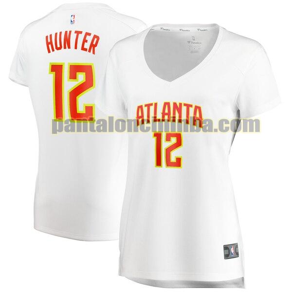 Maglia Donna basket De'Andre Hunter 12 Atlanta Hawks Bianco association edition