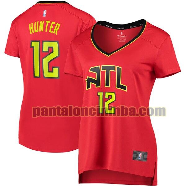 Maglia Donna basket De'Andre Hunter 12 Atlanta Hawks Rosso statement edition