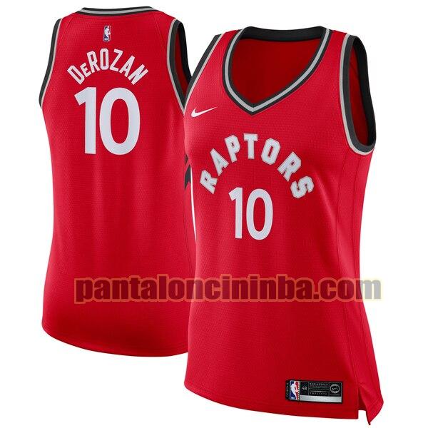 Maglia Donna basket DeMar DeRozan 10 Toronto Raptors Rosso Nike icon edition