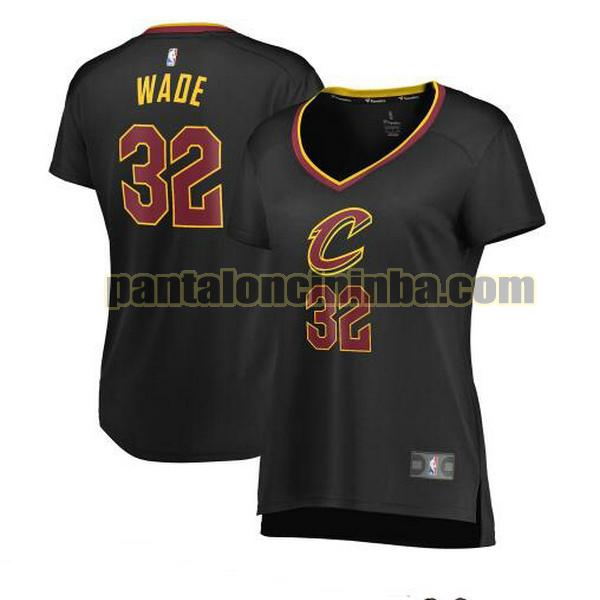 Maglia Donna basket Dean Wade 32 Cleveland Cavaliers Nero statement edition