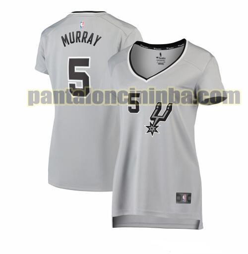 Maglia Donna basket Dejounte Murray 5 San Antonio Spurs Rosso statement edition