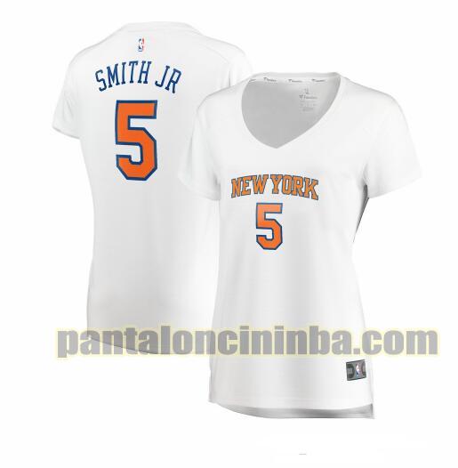 Maglia Donna basket Dennis Smith Jr. 5 New York Knicks Bianco association edition