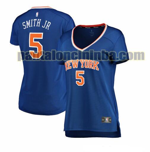 Maglia Donna basket Dennis Smith Jr. 5 New York Knicks Blu icon edition