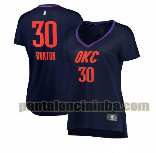 Maglia Donna basket Deonte Burton 30 Oklahoma City Thunder Armada statement edition