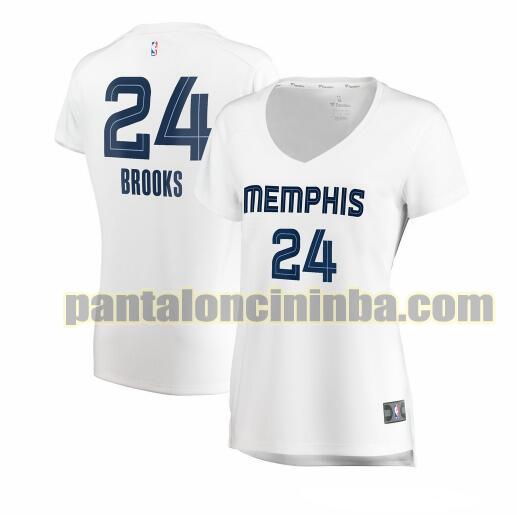 Maglia Donna basket Dillon Brooks 24 Memphis Grizzlies Bianco association edition