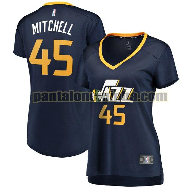 Maglia Donna basket Donovan Mitchell 45 Utah Jazz Armada icon edition