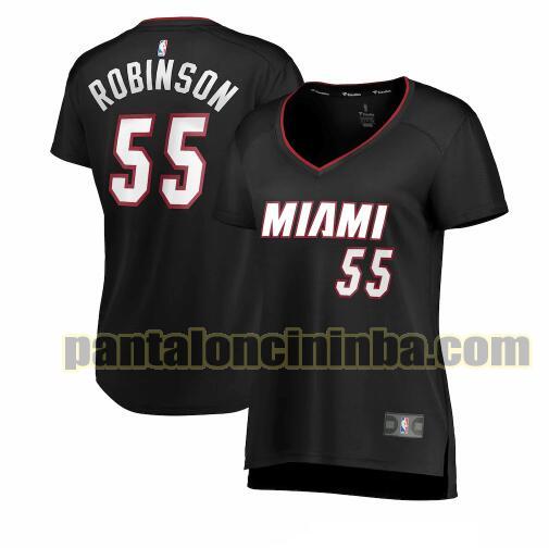 Maglia Donna basket Duncan Robinson 55 Miami Heat Nero icon edition