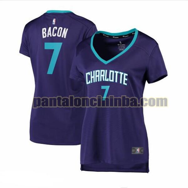 Maglia Donna basket Dwayne Bacon 7 Charlotte Hornets Porpora statement edition