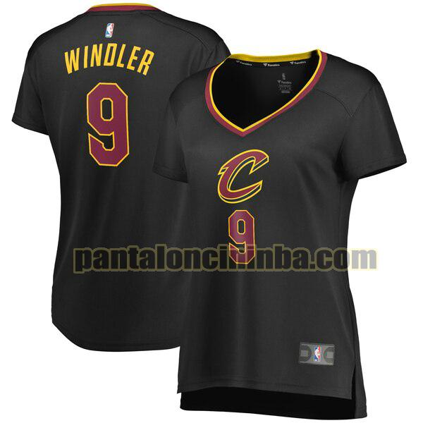 Maglia Donna basket Dylan Windler 9 Cleveland Cavaliers Nero clasico