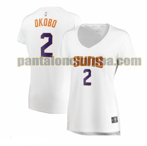 Maglia Donna basket Elie Okobo 2 Phoenix Suns Bianco association edition