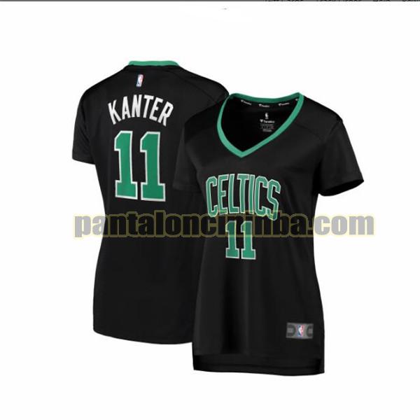 Maglia Donna basket Enes Kanter 11 Boston Celtics Nero statement edition