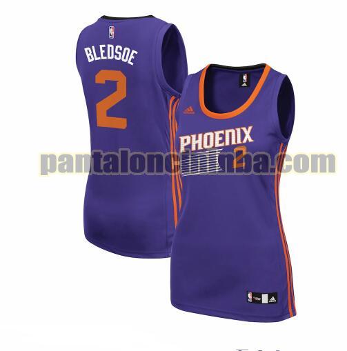 Maglia Donna basket Eric Bledsoe 2 Phoenix Suns Porpora Replica