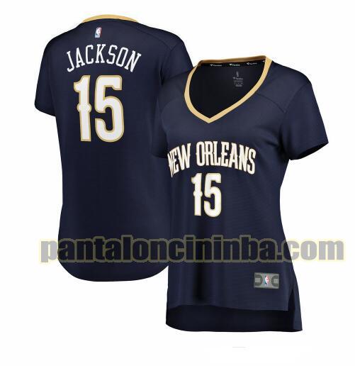 Maglia Donna basket Frank Jackson 15 New Orleans Pelicans Armada icon edition