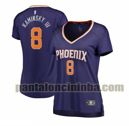 Maglia Donna basket Frank Kaminsky III 8 Phoenix Suns Porpora icon edition