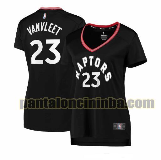 Maglia Donna basket Fred VanVleet 23 Toronto Raptors Nero statement edition