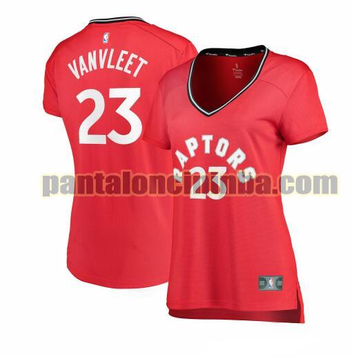 Maglia Donna basket Fred VanVleet 23 Toronto Raptors Rosso icon edition