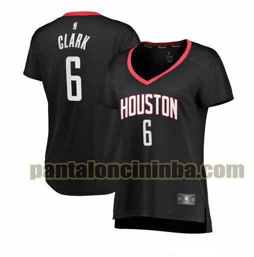 Maglia Donna basket Gary Clark 6 Houston Rockets Nero statement edition