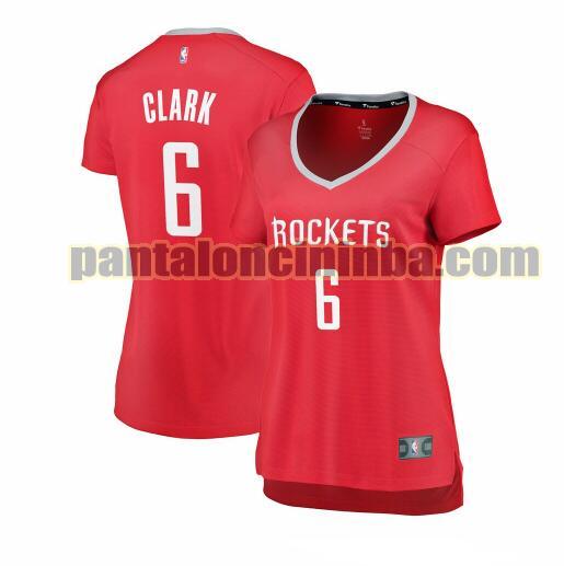 Maglia Donna basket Gary Clark 6 Houston Rockets Rosso icon edition