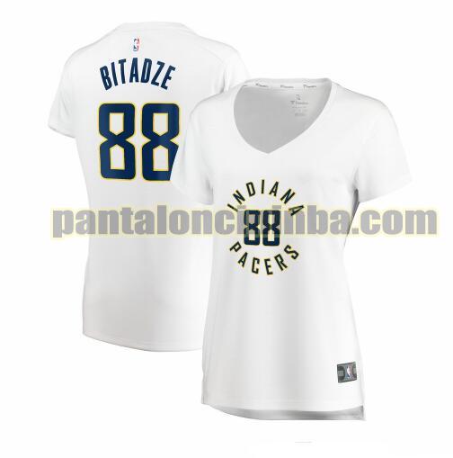 Maglia Donna basket Goga Bitadze 88 Indiana Pacers Bianco association edition