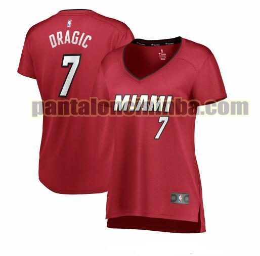 Maglia Donna basket Goran Dragic 7 Miami Heat Rosso statement edition