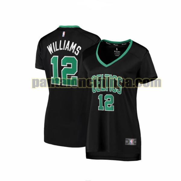 Maglia Donna basket Grant Williams 12 Boston Celtics Nero statement edition