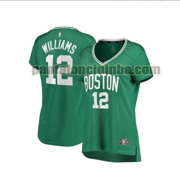 Maglia Donna basket Grant Williams 12 Boston Celtics Verde icon edition