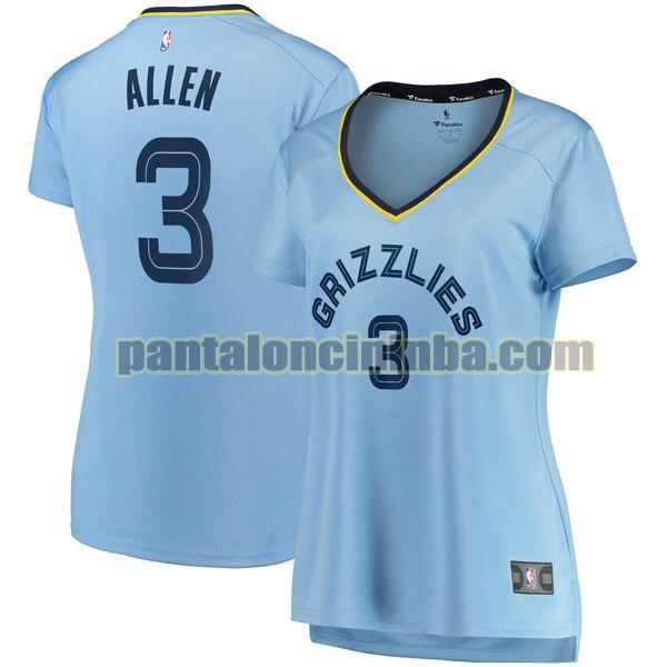 Maglia Donna basket Grayson Allen 3 Memphis Grizzlies Blu statement edition