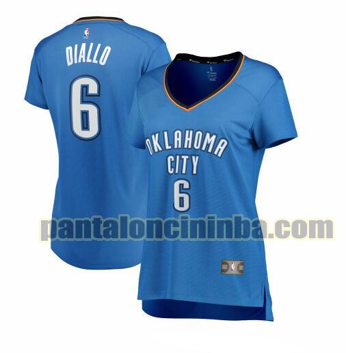 Maglia Donna basket Hamidou Diallo 6 Oklahoma City Thunder Blu icon edition
