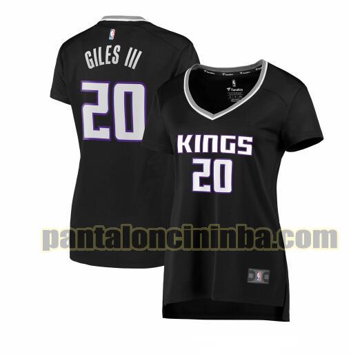 Maglia Donna basket Harry Giles III 20 Sacramento Kings Nero statement edition