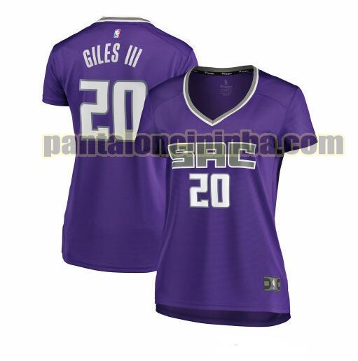 Maglia Donna basket Harry Giles III 20 Sacramento Kings Porpora icon edition