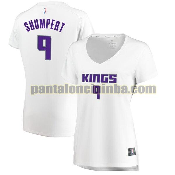 Maglia Donna basket Iman Shumpert 9 Sacramento Kings Bianco association edition