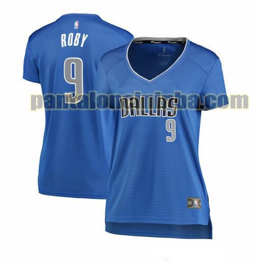 Maglia Donna basket Isaiah Roby 9 Dallas Mavericks Blu icon edition