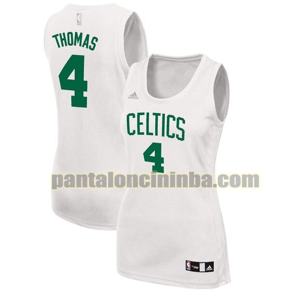 Maglia Donna basket Isaiah Thomas 4 Boston Celtics Bianco Replica