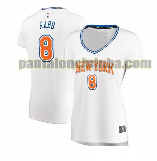 Maglia Donna basket Ivan Rabb 8 New York Knicks Bianco association edition
