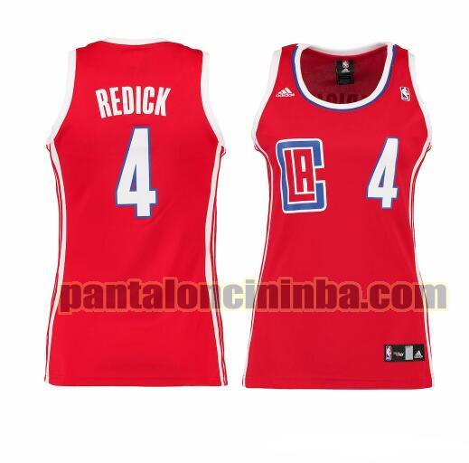 Maglia Donna basket JJ Redick 4 Los Angeles Clippers Rosso Replica