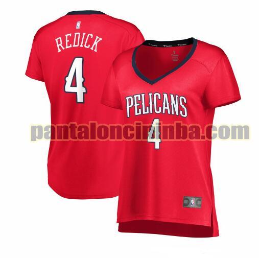 Maglia Donna basket JJ Redick 4 New Orleans Pelicans Rosso statement edition