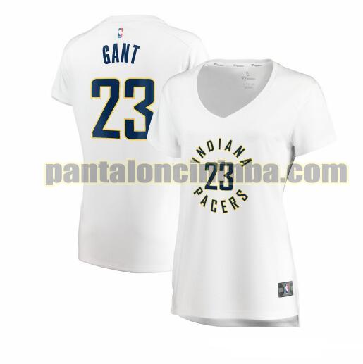 Maglia Donna basket JaKeenan Gant 23 Indiana Pacers Bianco association edition