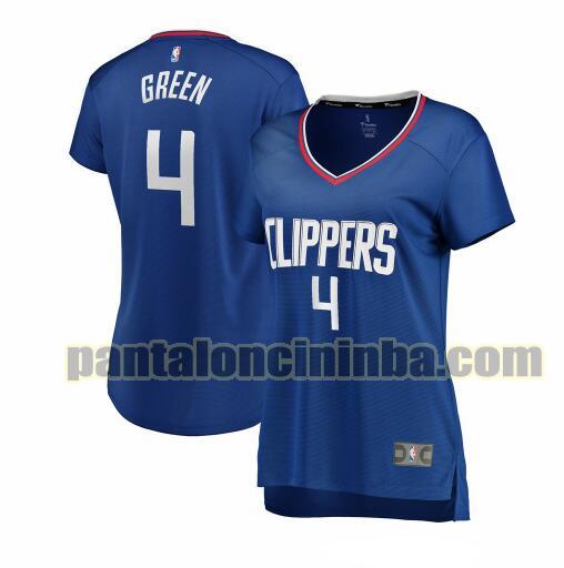 Maglia Donna basket JaMychal Green 4 Los Angeles Clippers Blu icon edition