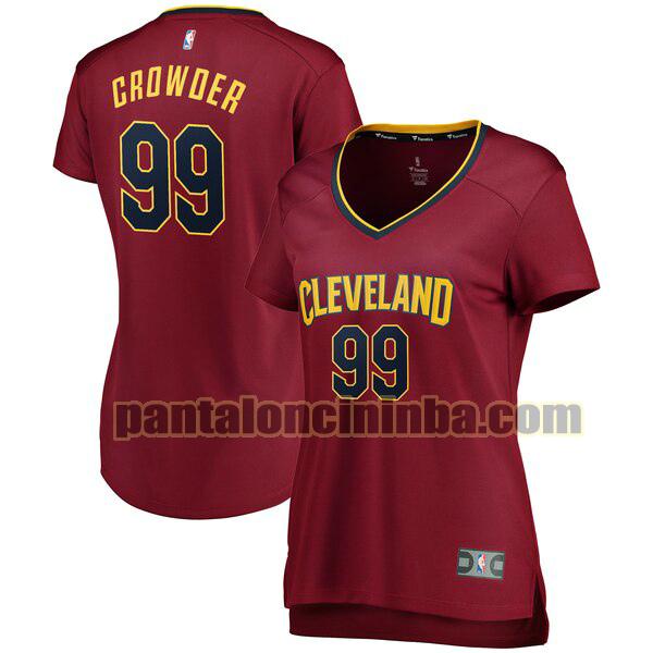 Maglia Donna basket Jae Crowder 99 Cleveland Cavaliers Rosso icon edition