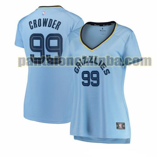 Maglia Donna basket Jae Crowder 99 Memphis Grizzlies Blu statement edition